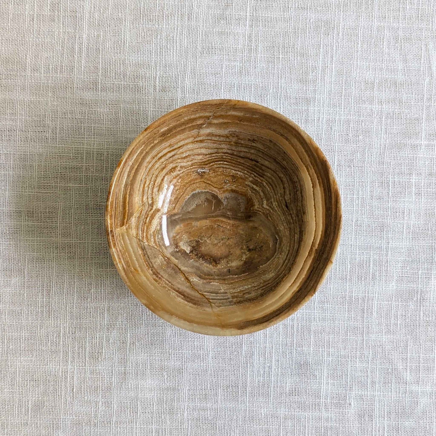 Delicate Brown Onyx Dish