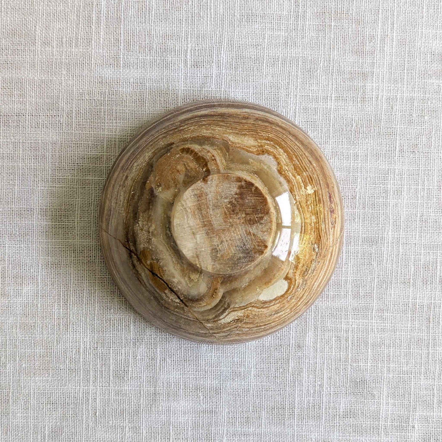 Delicate Brown Onyx Dish