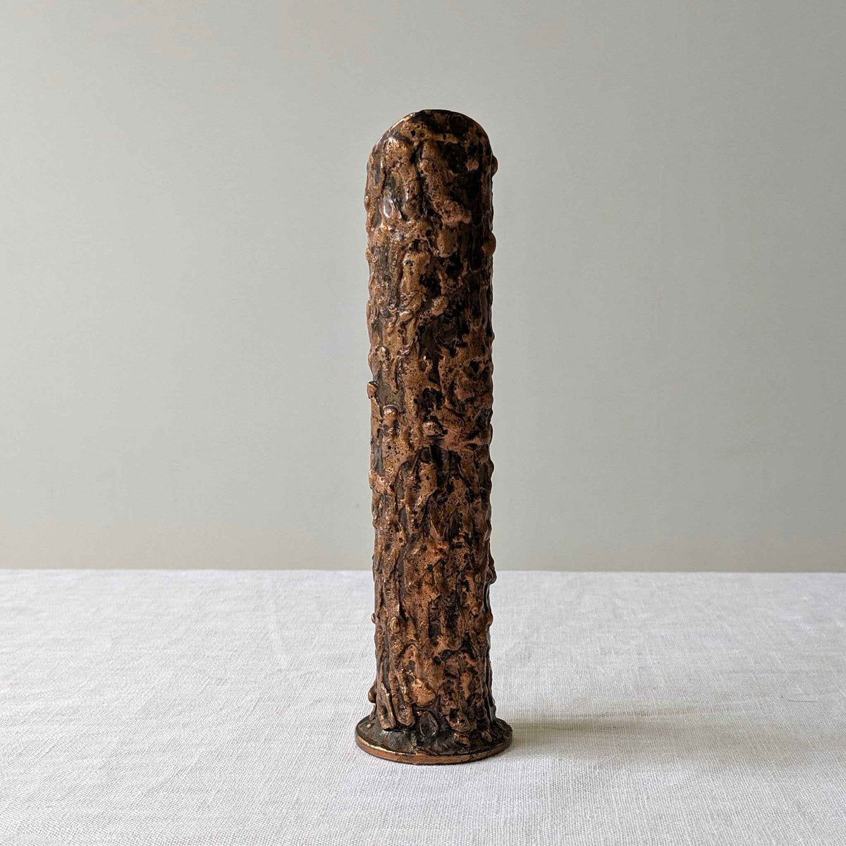 Brutalist Metal Lava Jug