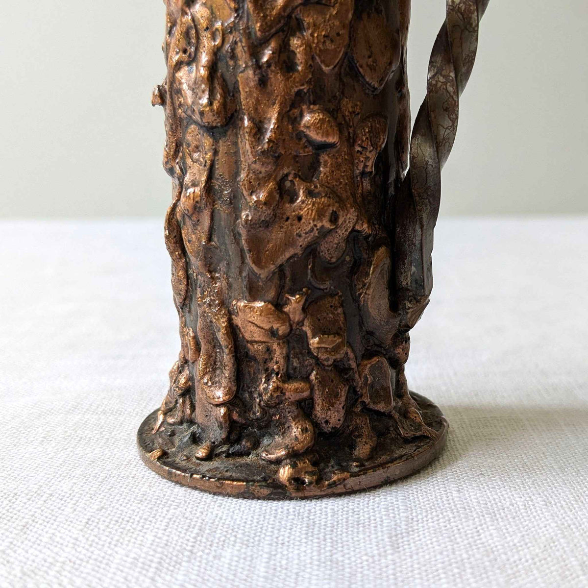Brutalist Metal Lava Jug
