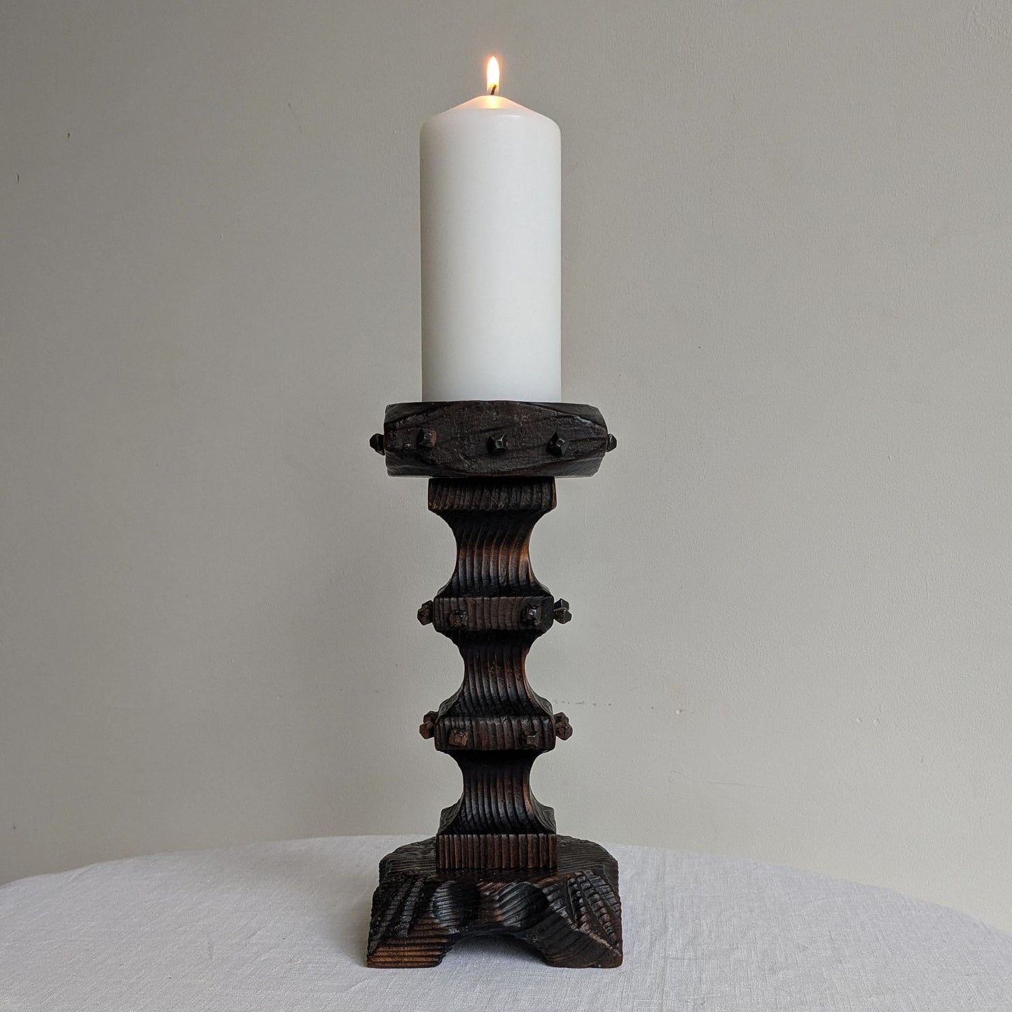 Spanish Brutalist Candlestick