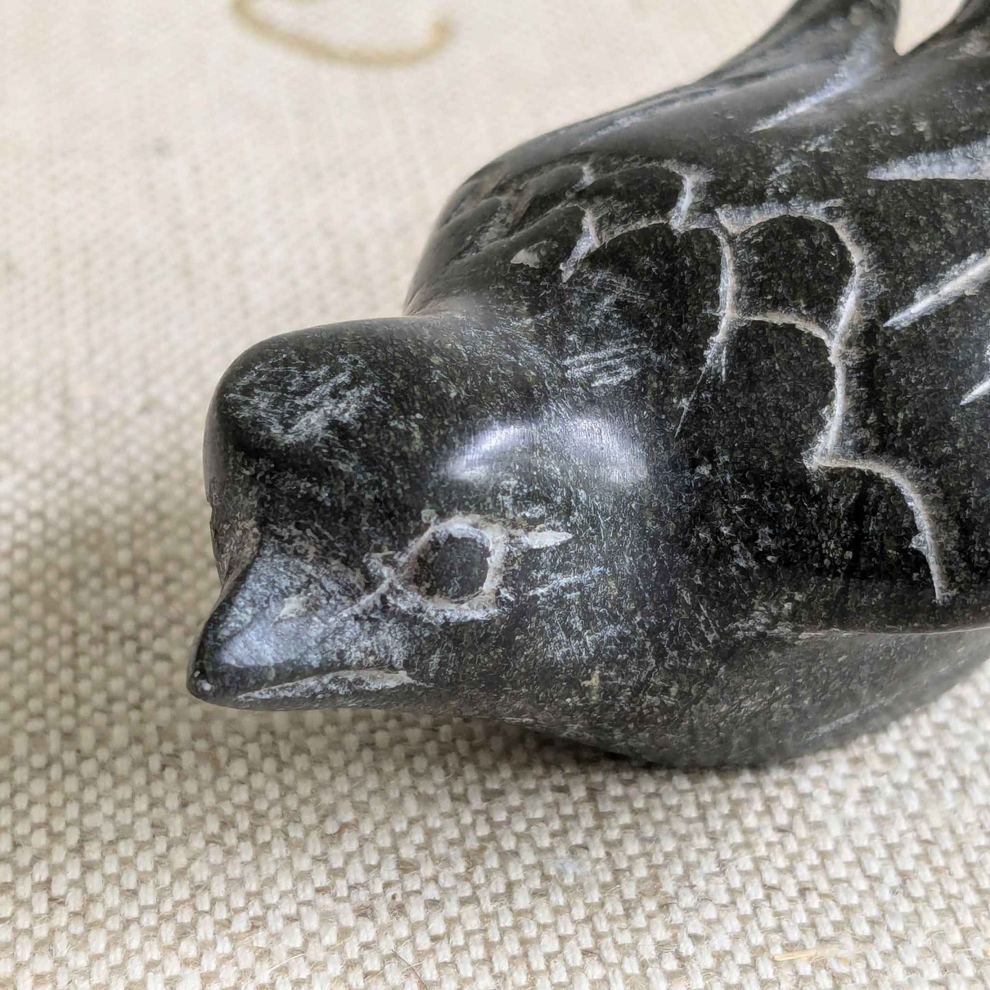 Inuit Carved Marble Bird