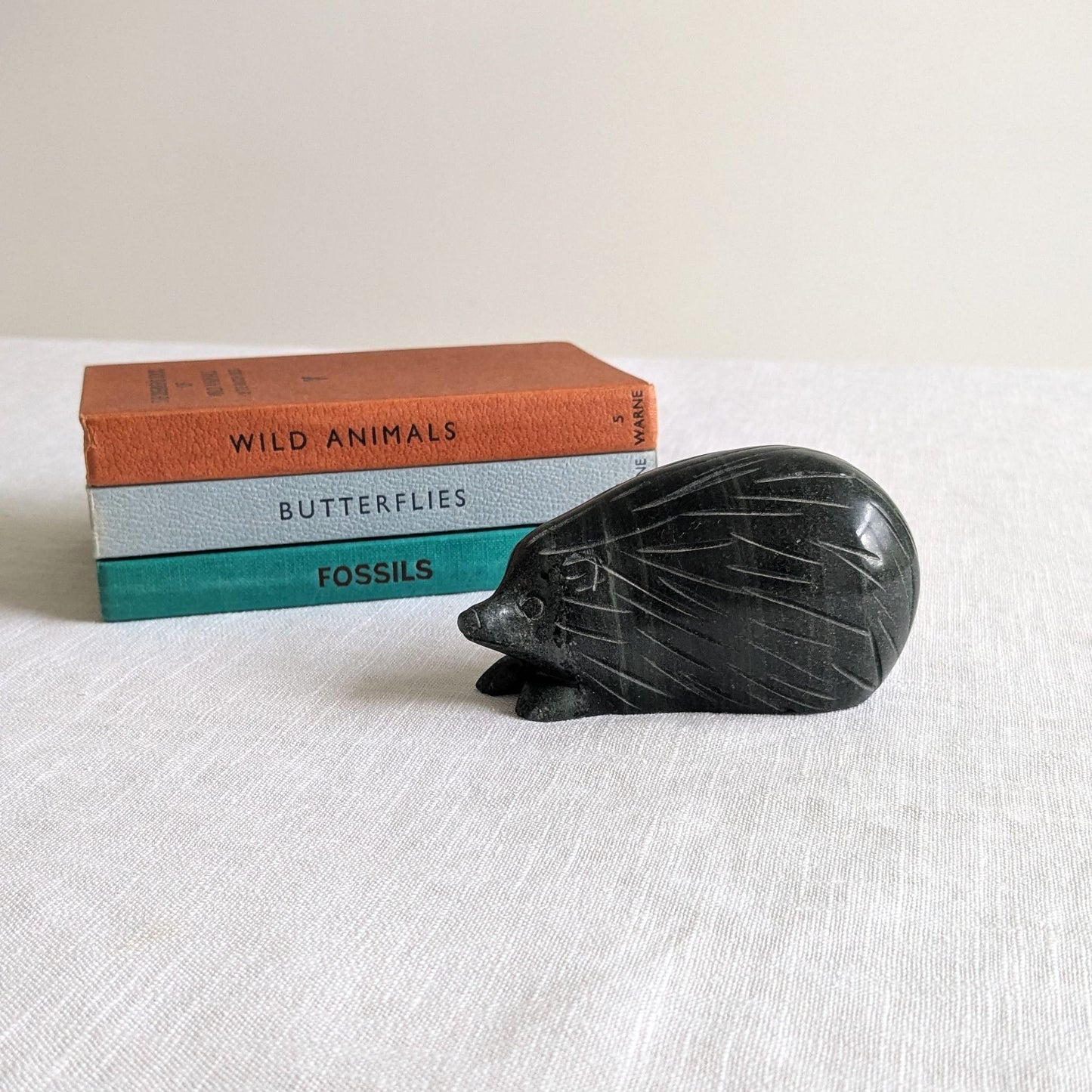 Carved Stone Hedgehog