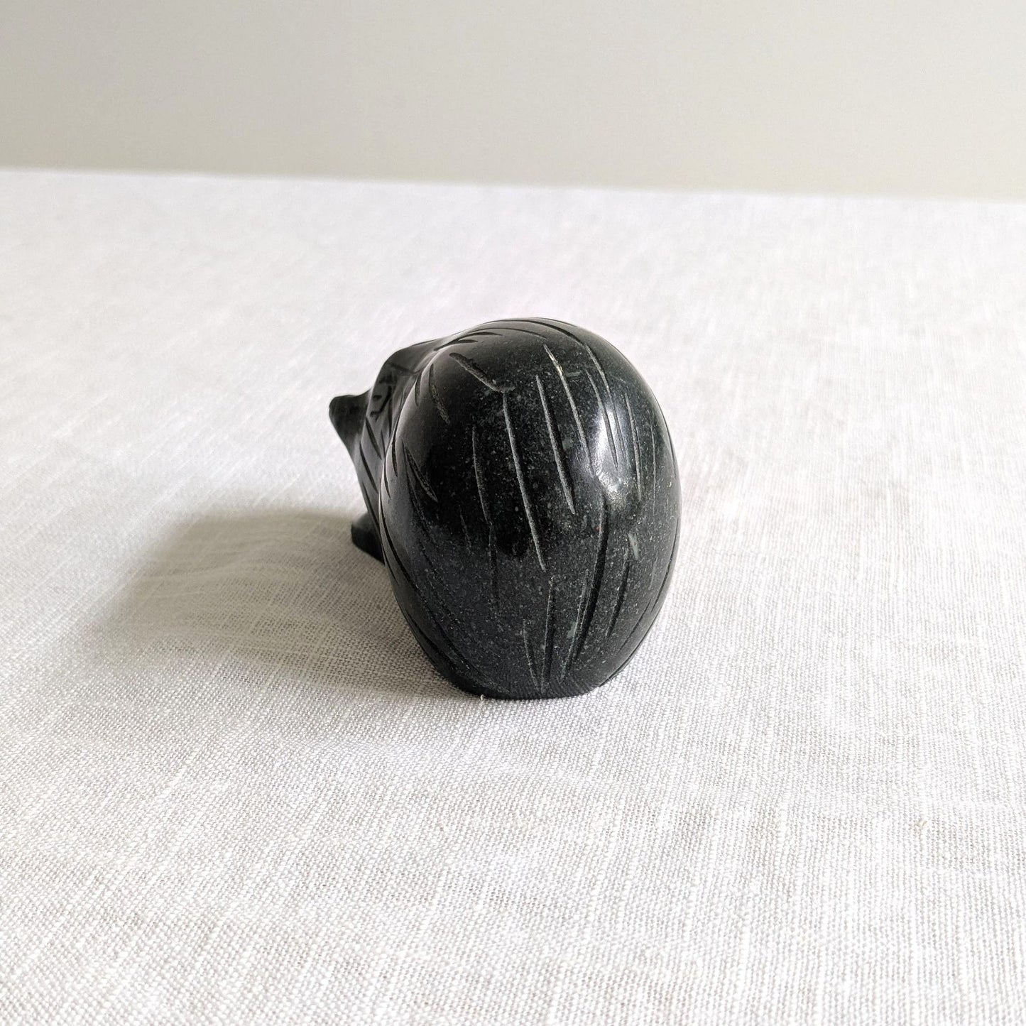 Carved Stone Hedgehog