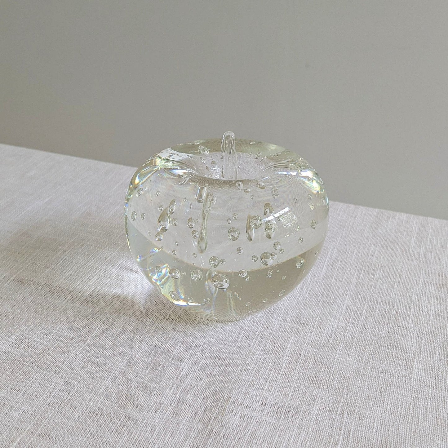 Apple Bubble Paperweight