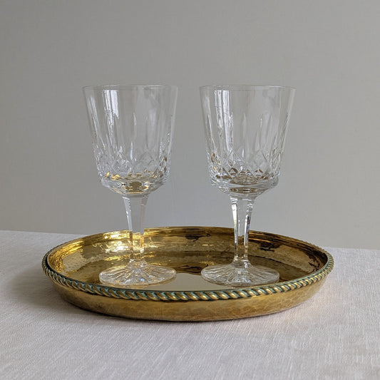 Set of 4 Crystal Wine Goblets