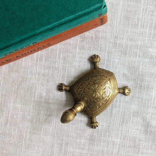 Etched Brass Tortoise