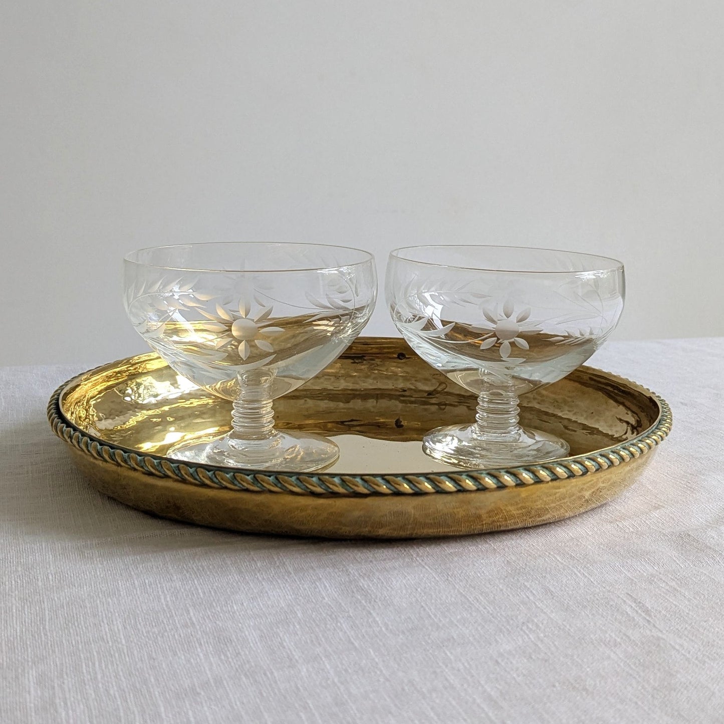 Set of 7 Coupe Glasses