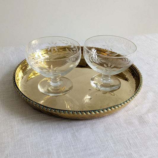 Set of 7 Coupe Glasses