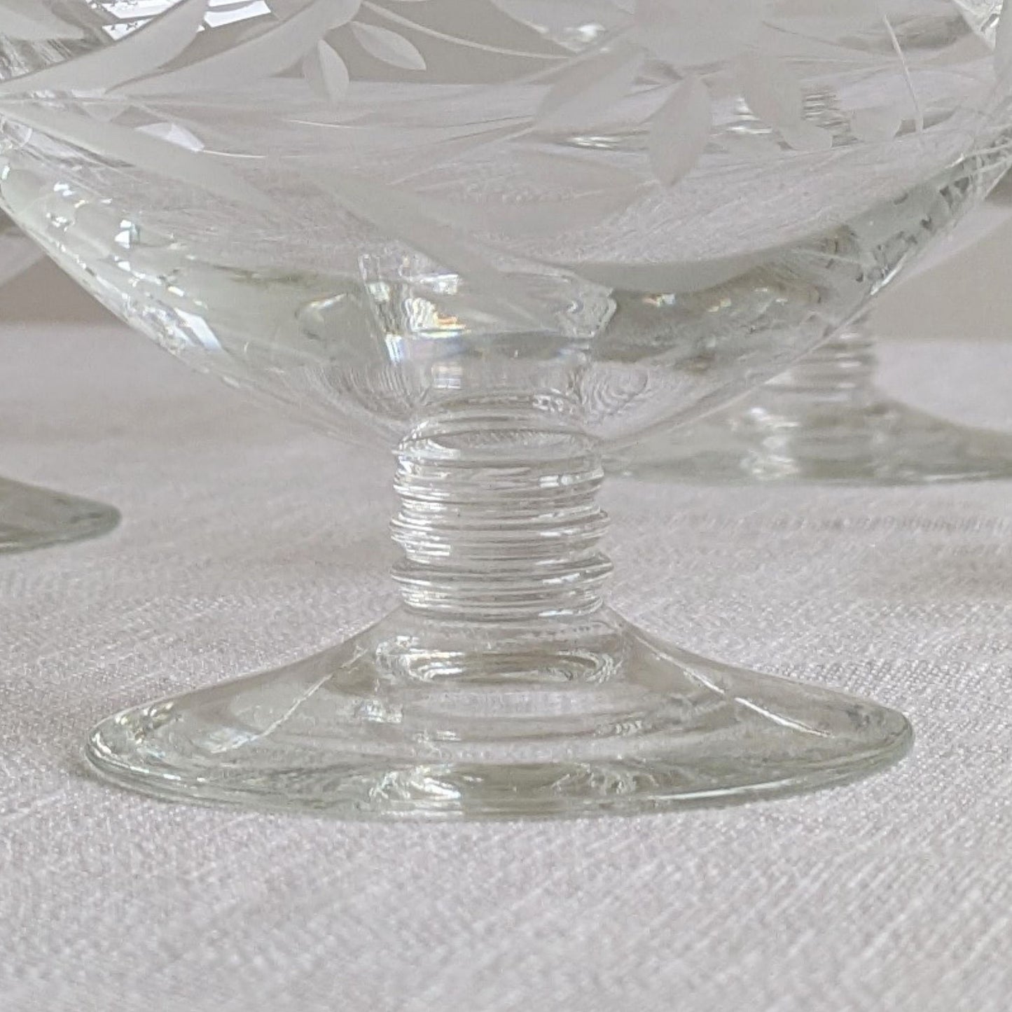 Set of 7 Coupe Glasses