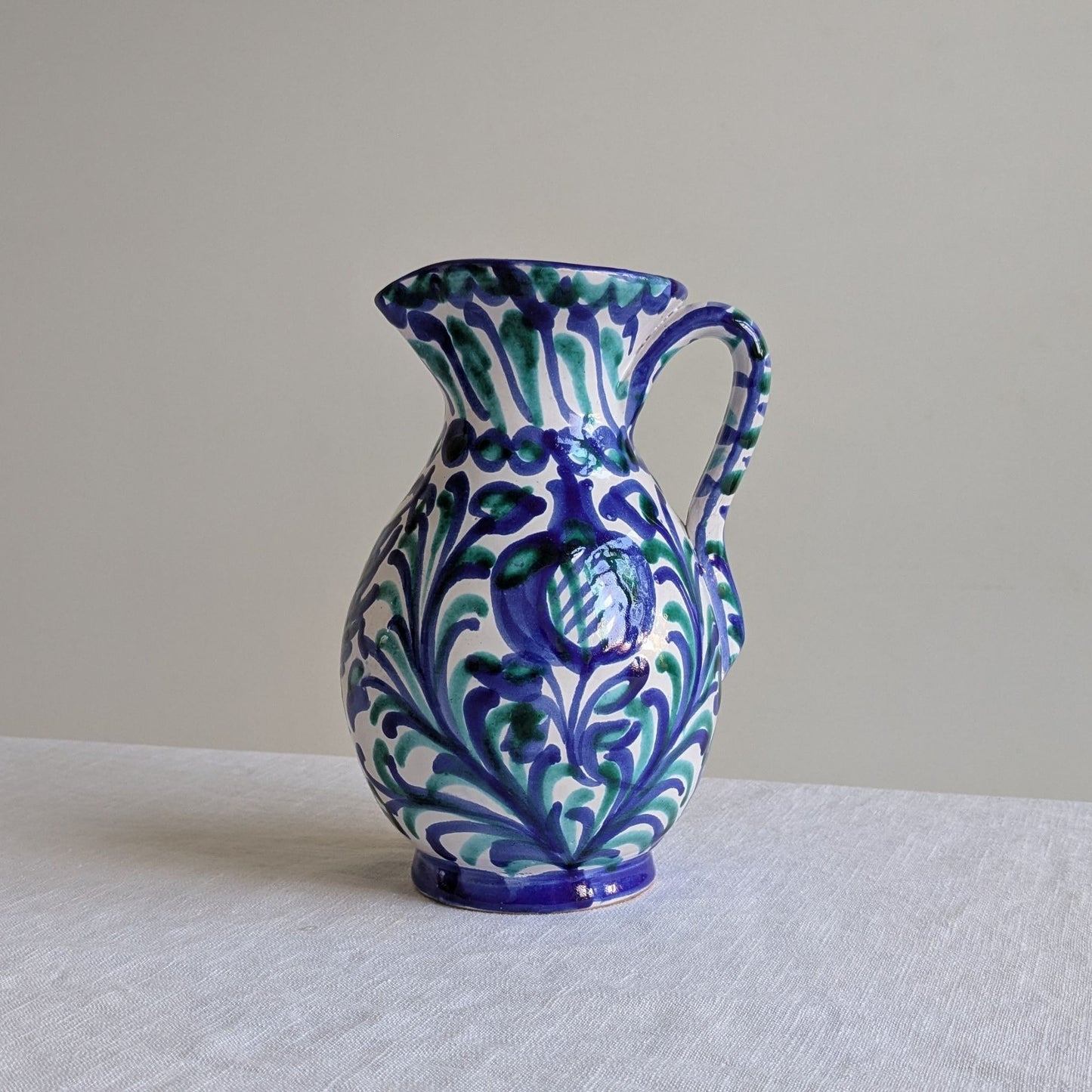 Spanish Fajalauza Pitcher