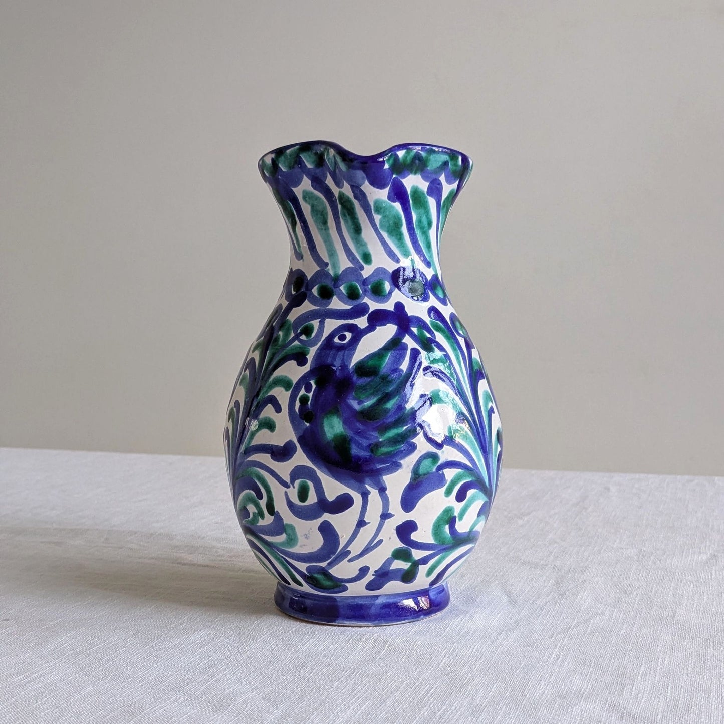 Spanish Fajalauza Pitcher