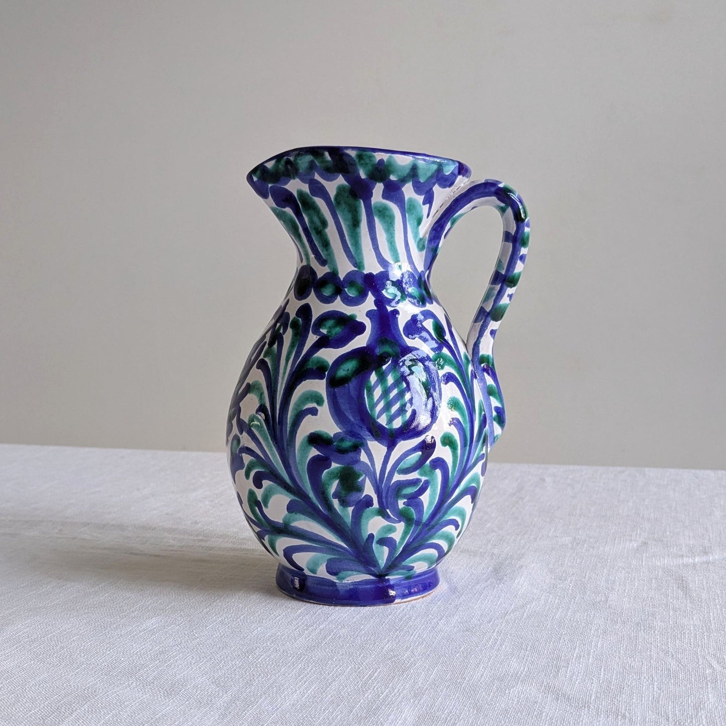 Spanish Fajalauza Pitcher