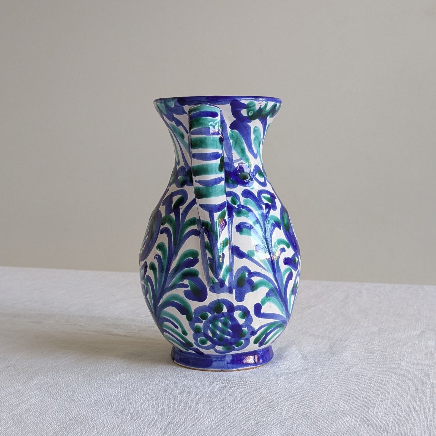 Spanish Fajalauza Pitcher