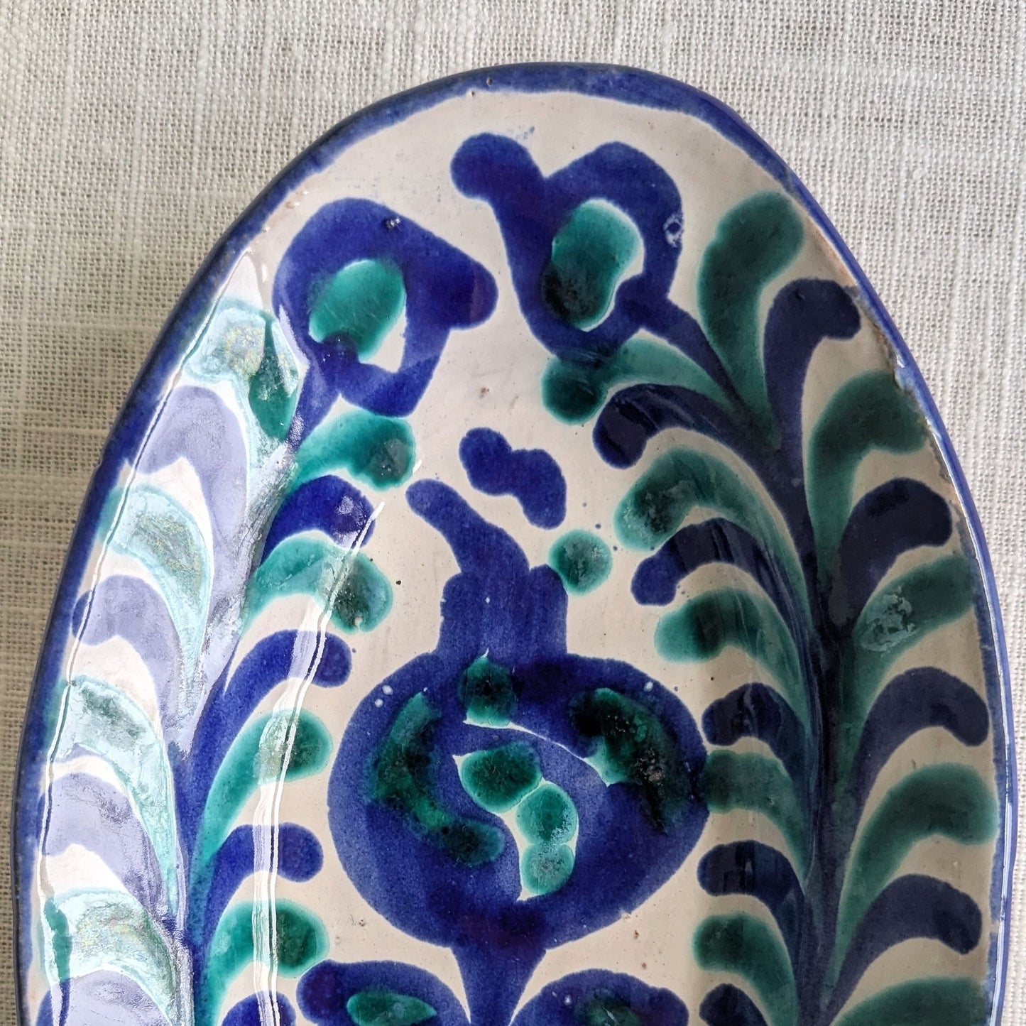 Fajalauza Pottery Oval Plate