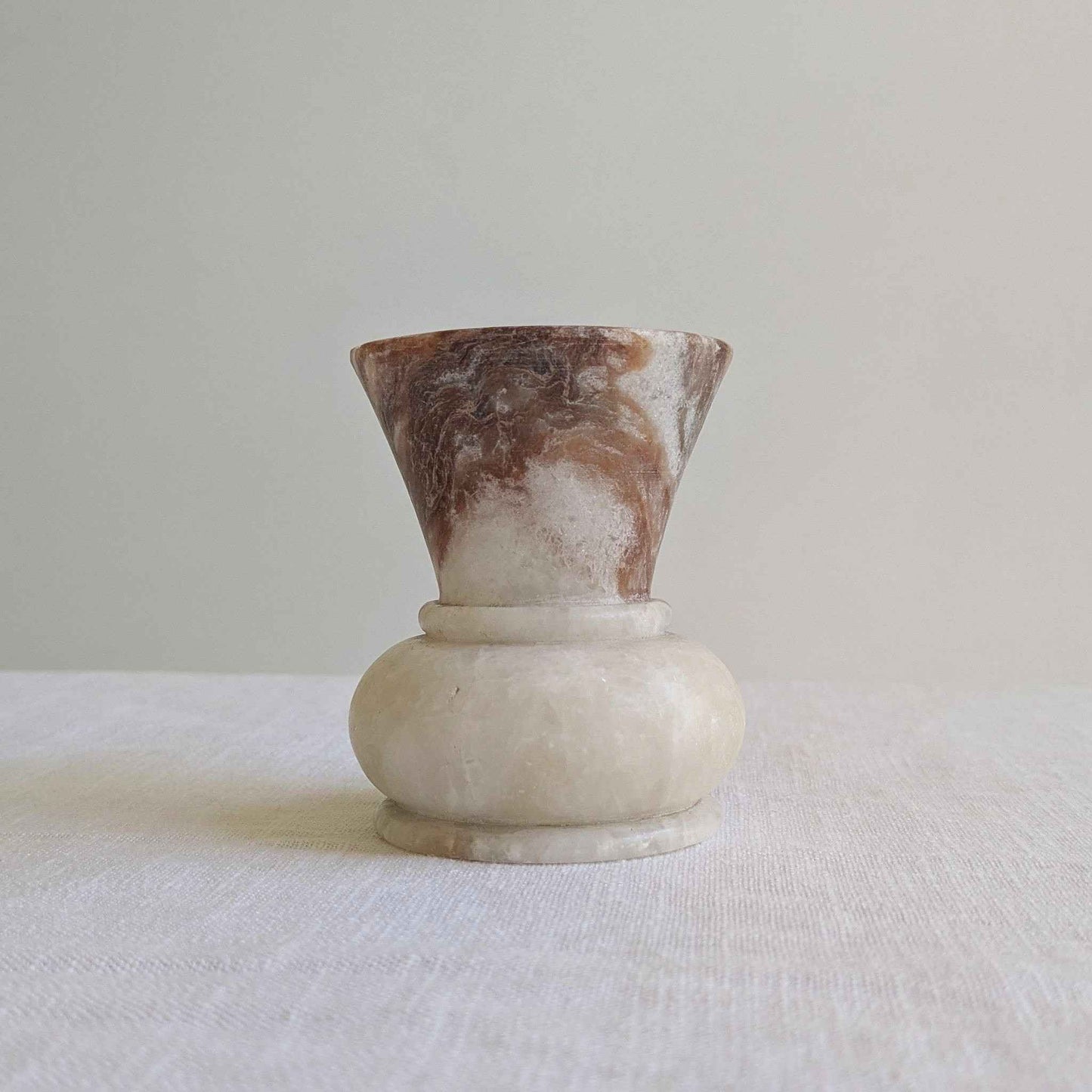 Flared Alabaster Vase