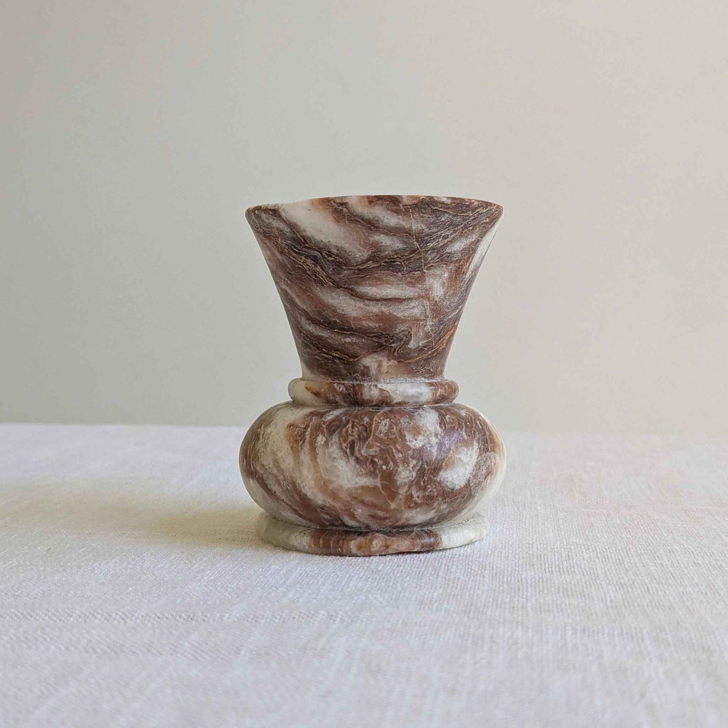 Flared Alabaster Vase