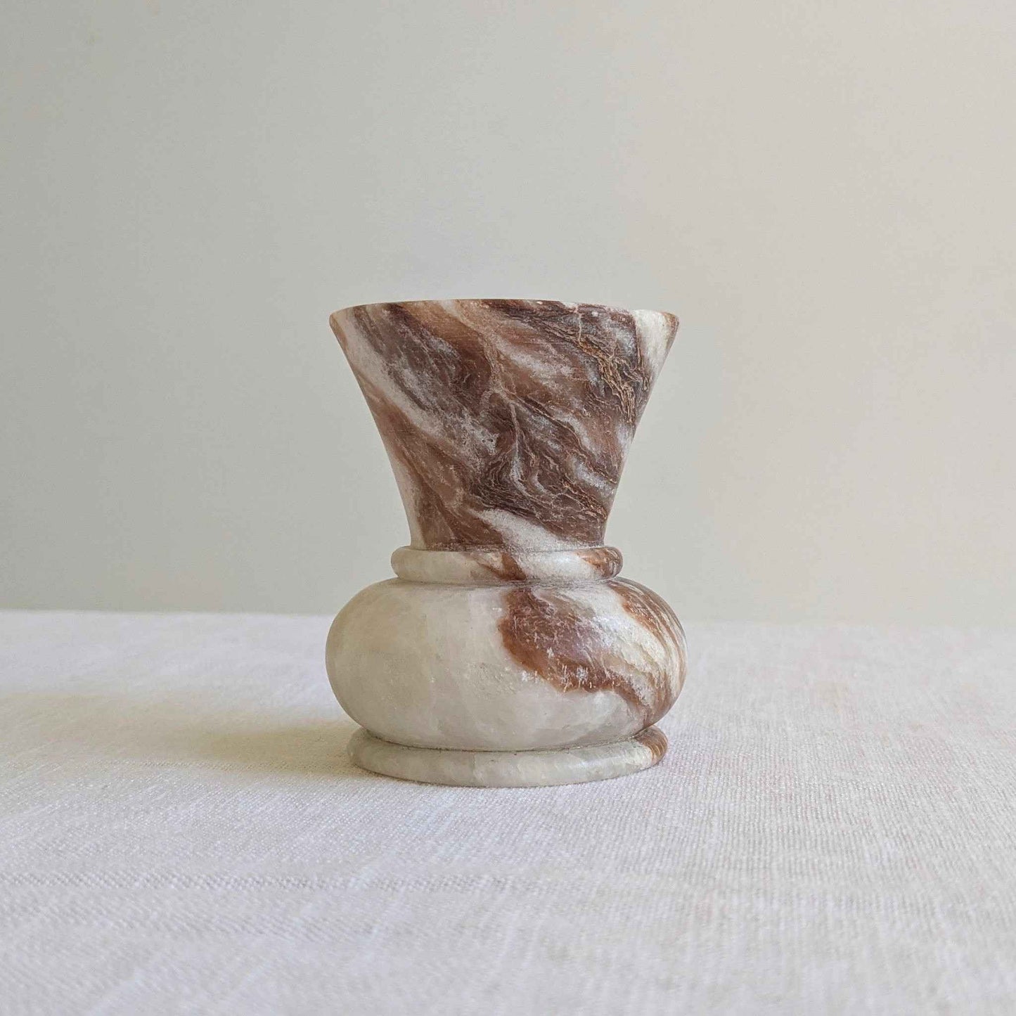 Flared Alabaster Vase