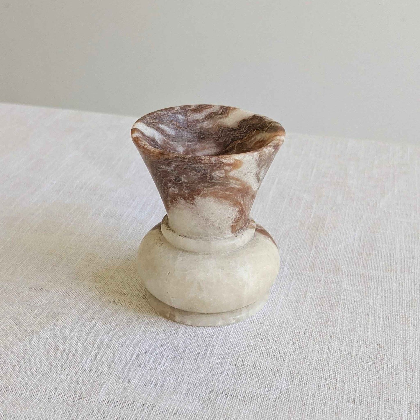 Flared Alabaster Vase
