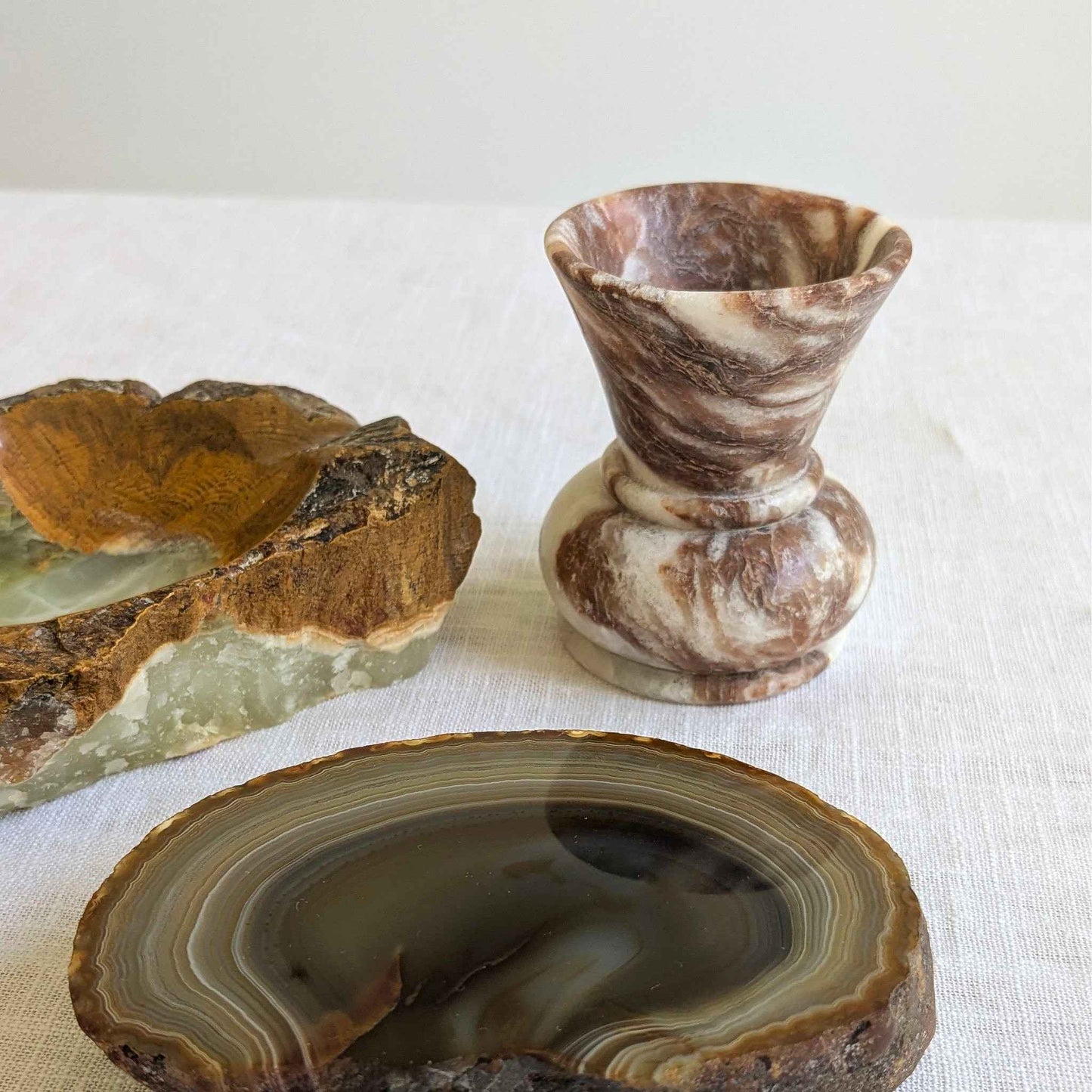 Flared Alabaster Vase