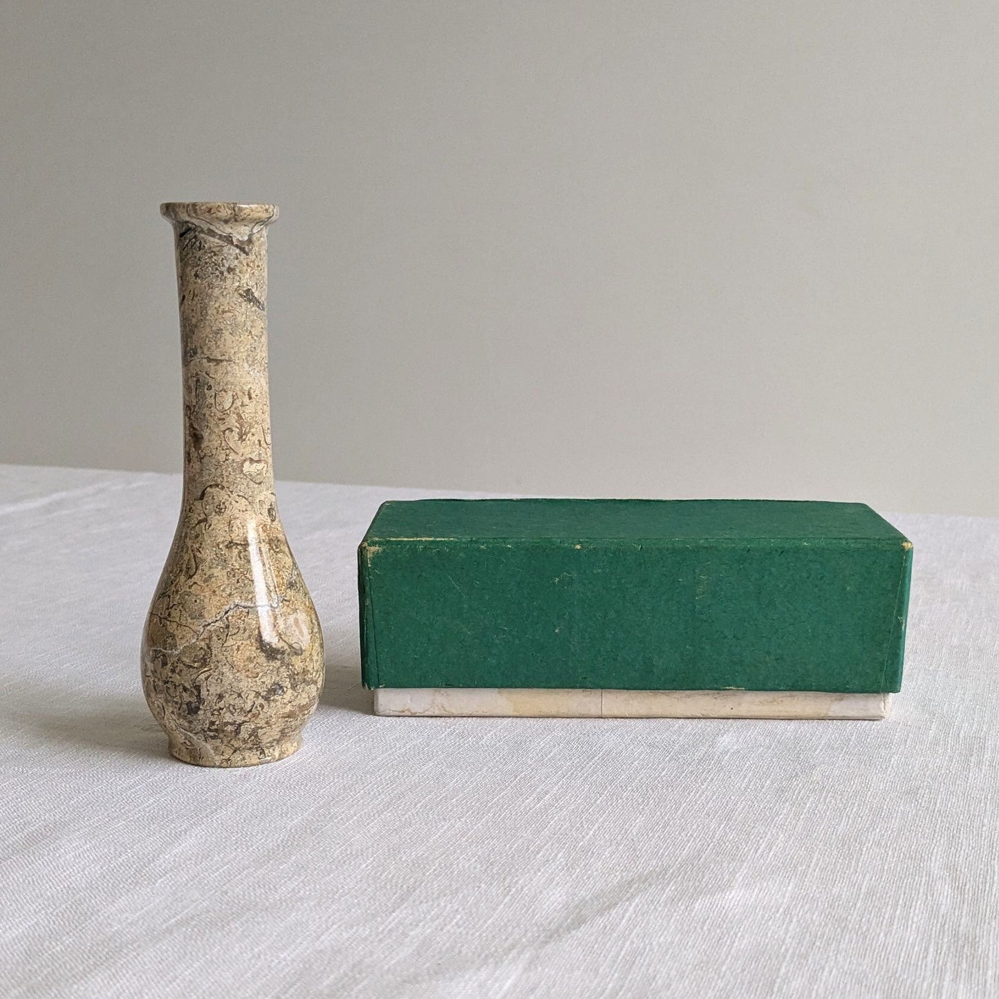 Fossil Stone Stem Vase