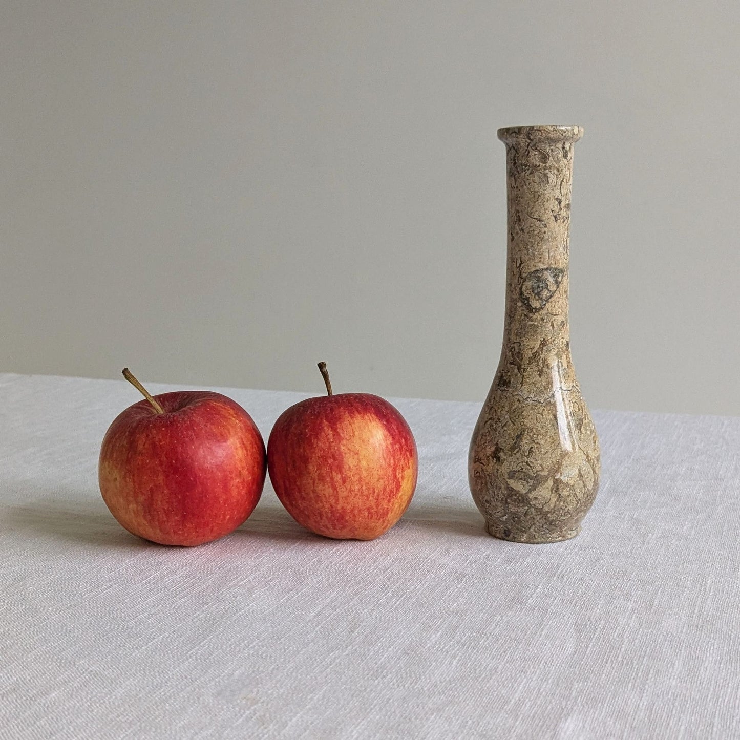 Fossil Stone Stem Vase