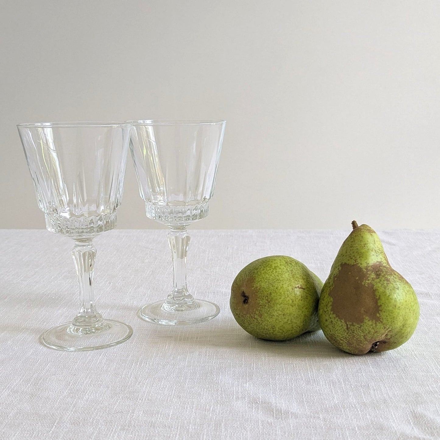 Vintage French Wine Glasses