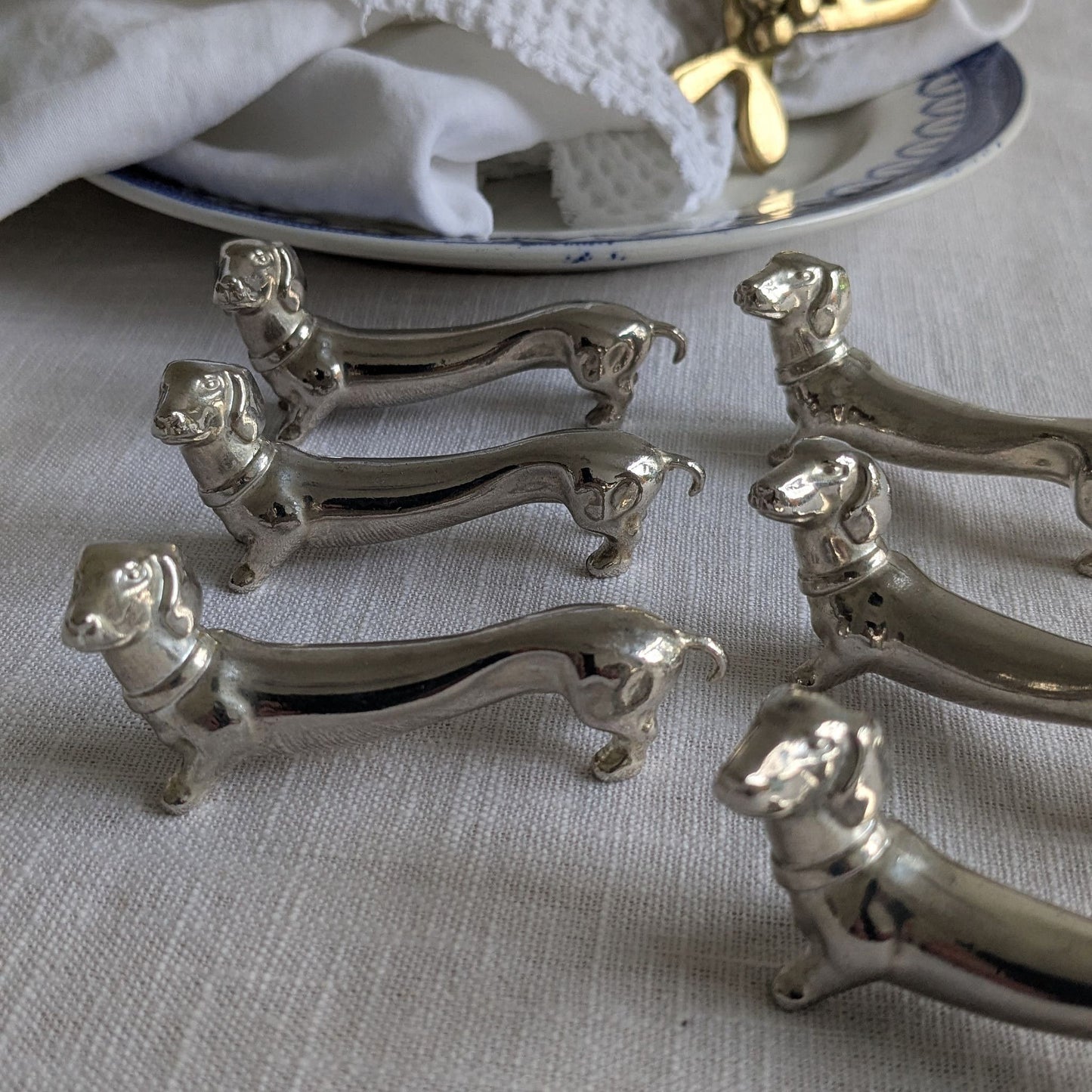 French Dachshund Knife Rests