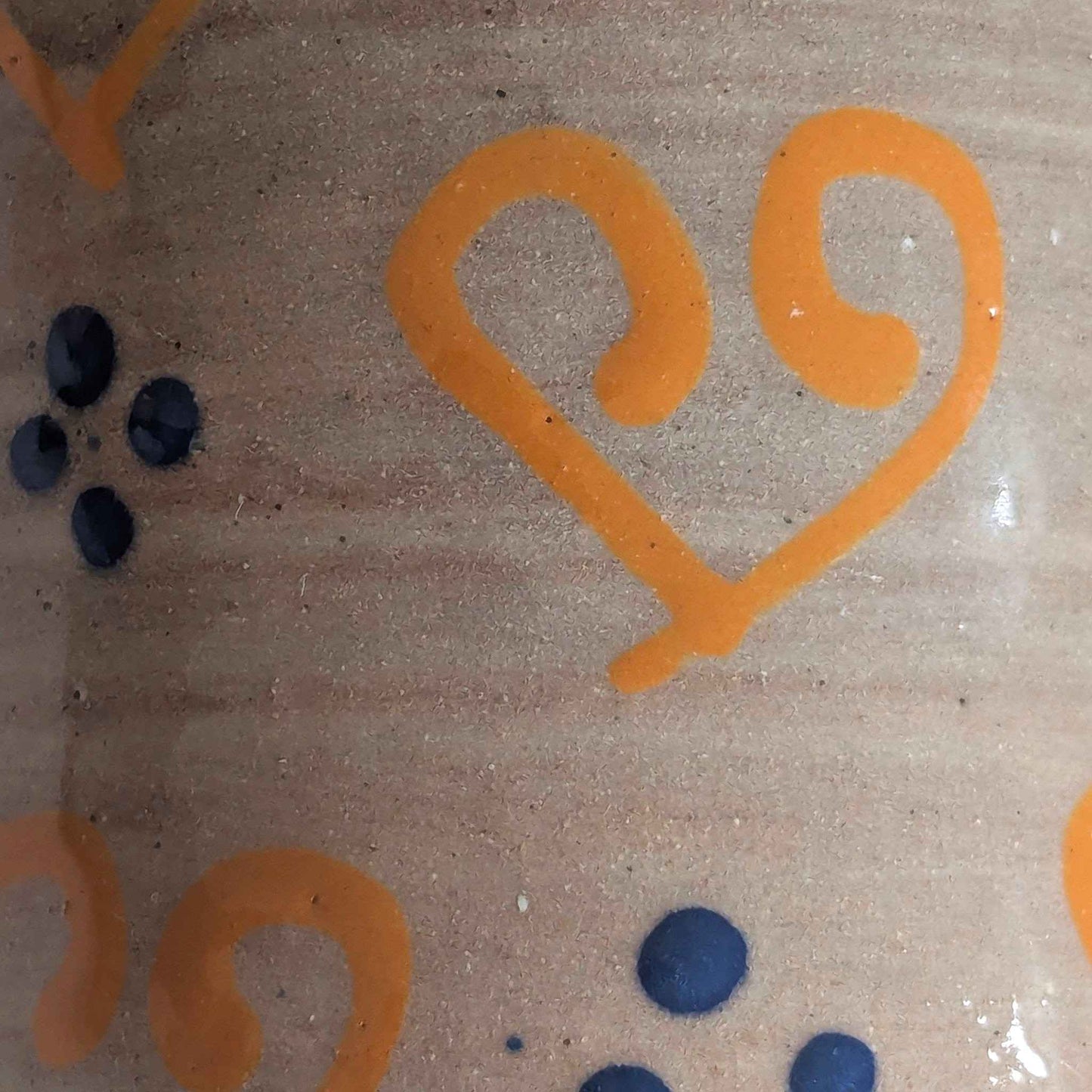 Heart Motif Pen Pot