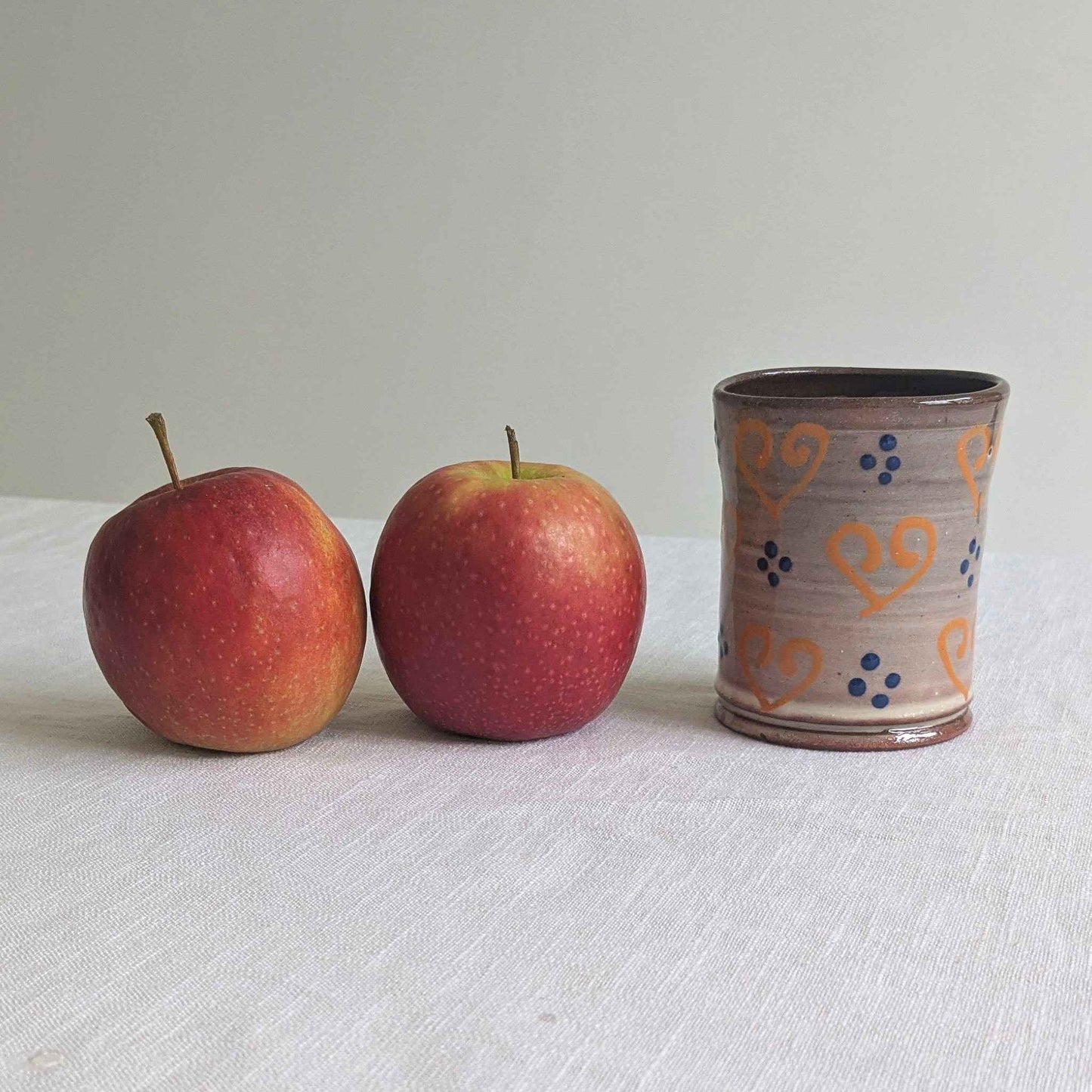 Heart Motif Pen Pot