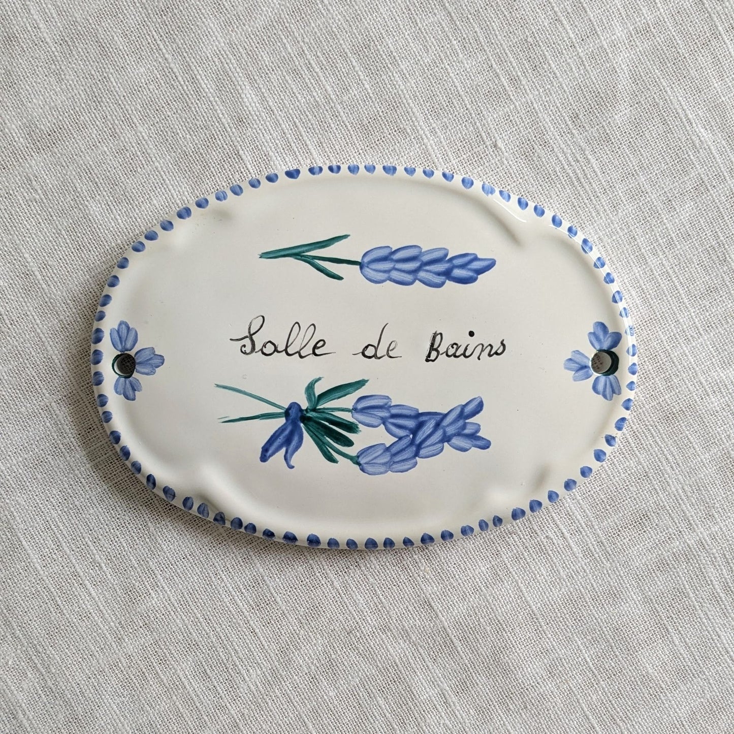 French Salle De Bains Sign