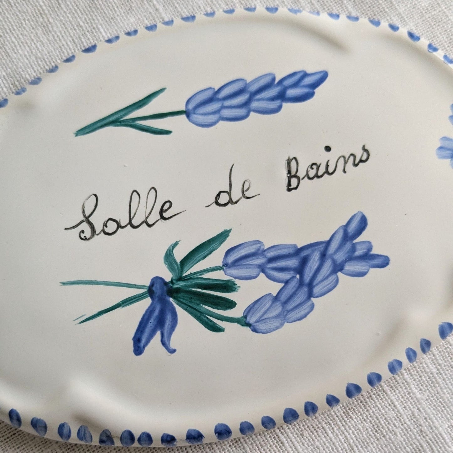 French Salle De Bains Sign