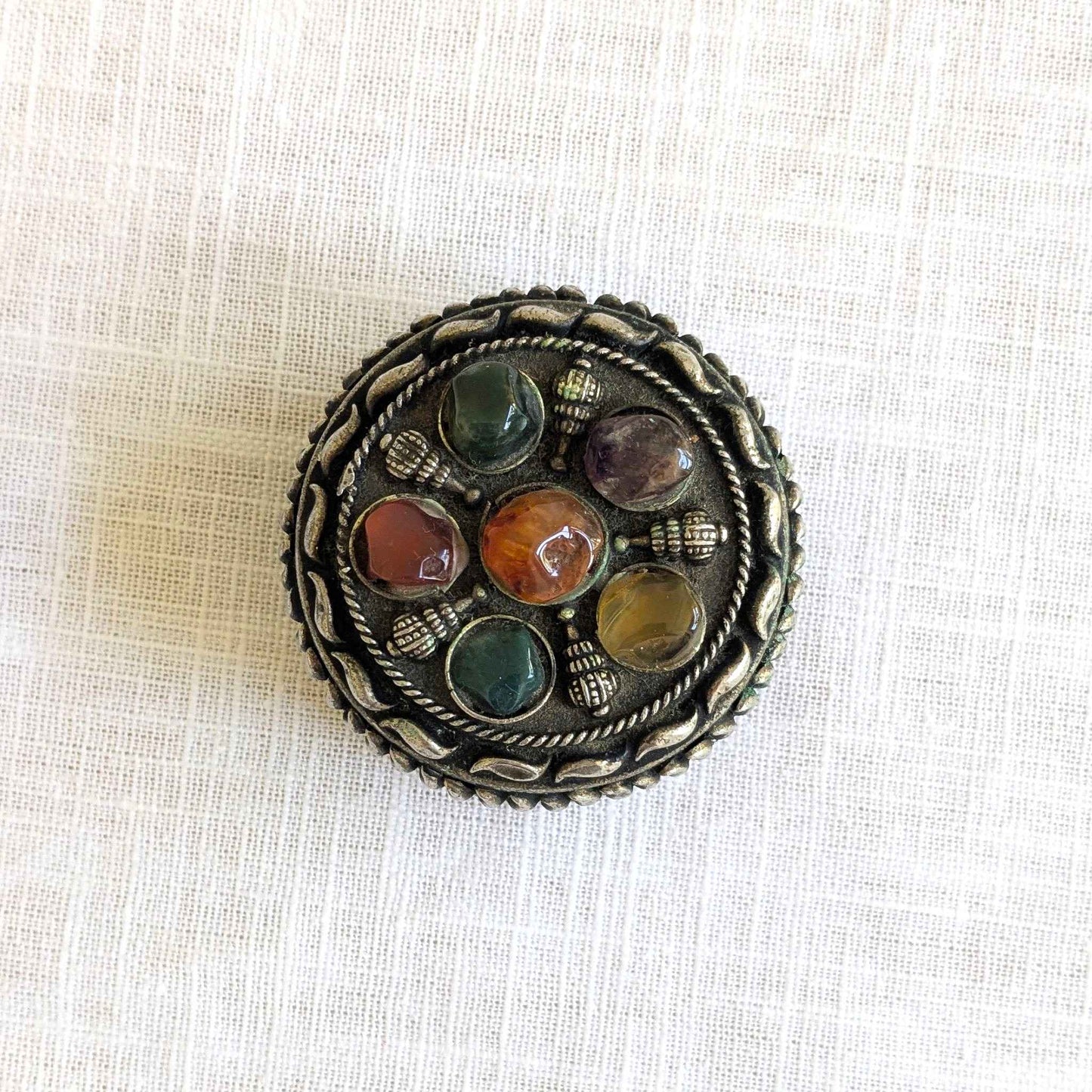 Gemstone Inlaid Box