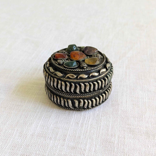 Gemstone Inlaid Box
