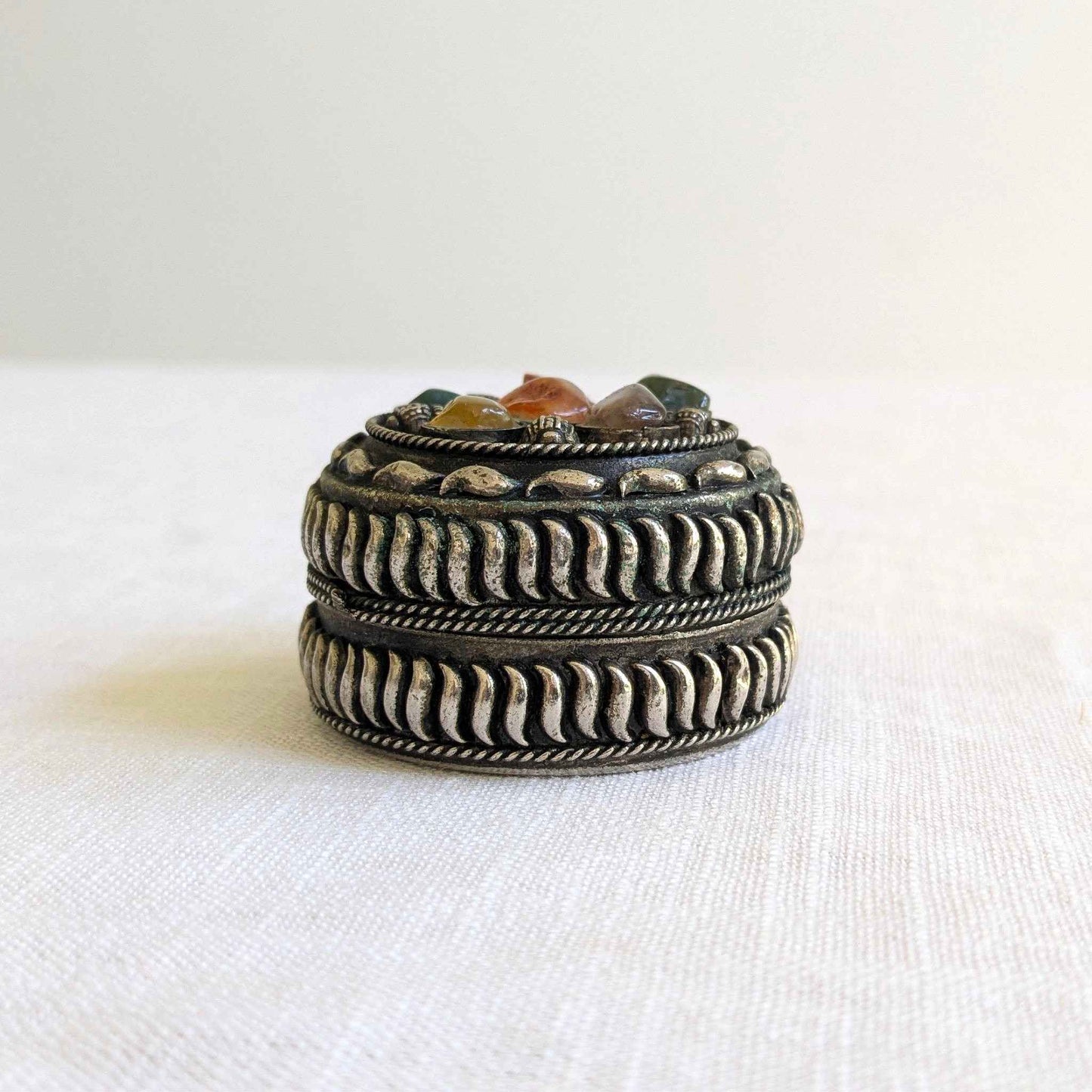 Gemstone Inlaid Box