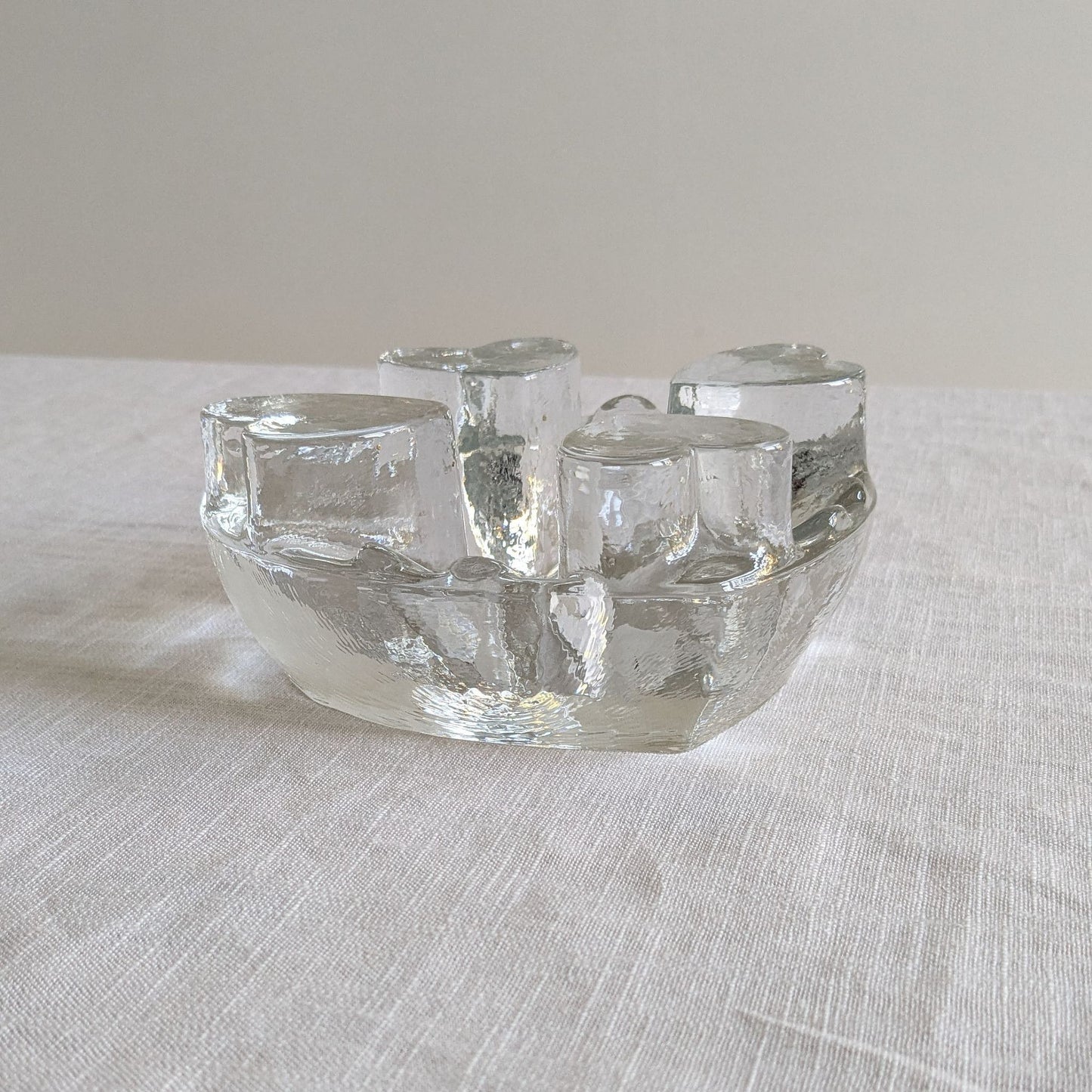 Ice Glass Tealight Holder