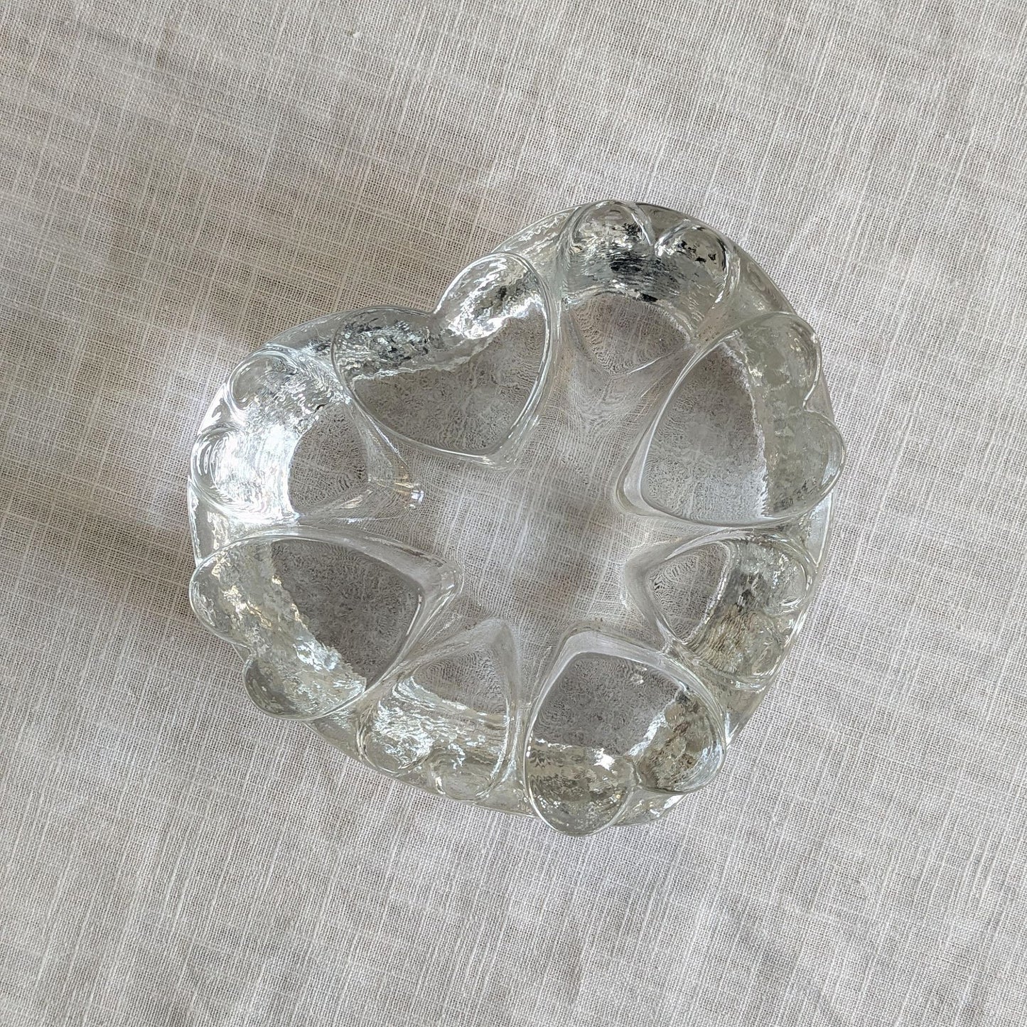 Ice Glass Tealight Holder