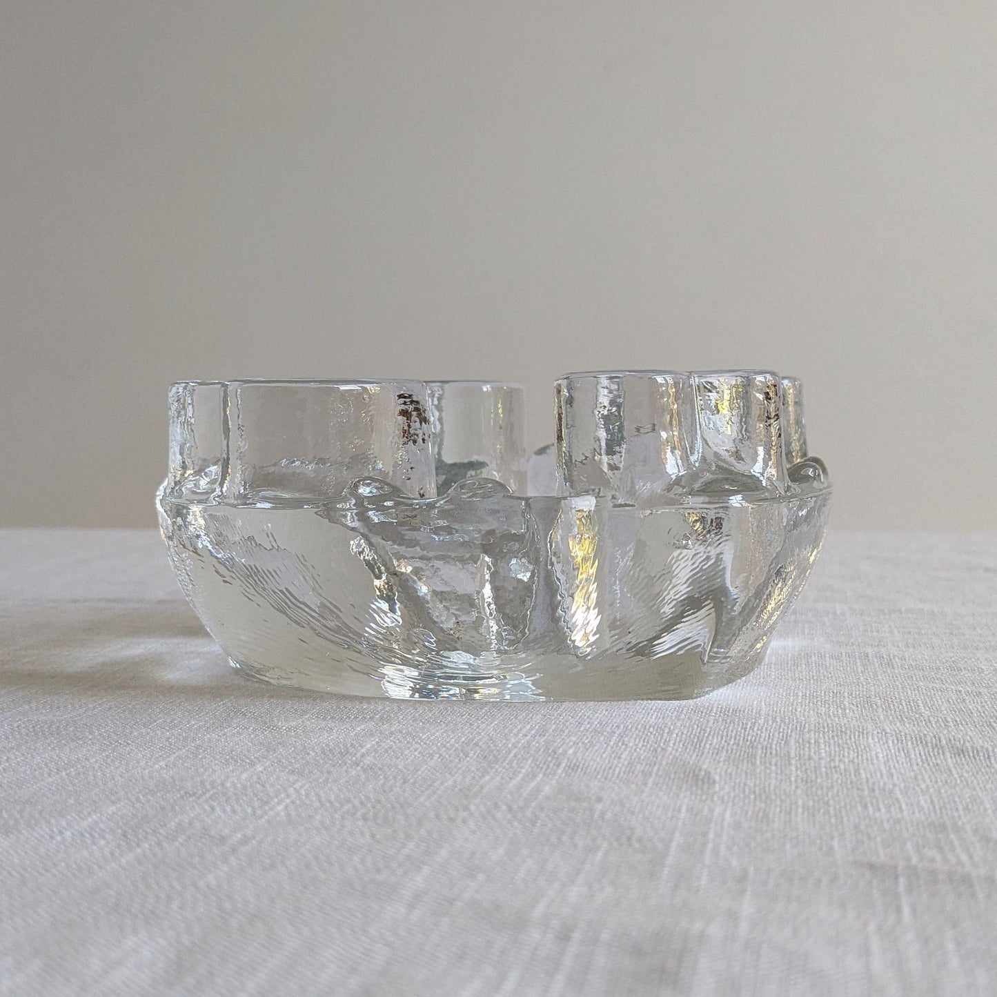 Ice Glass Tealight Holder