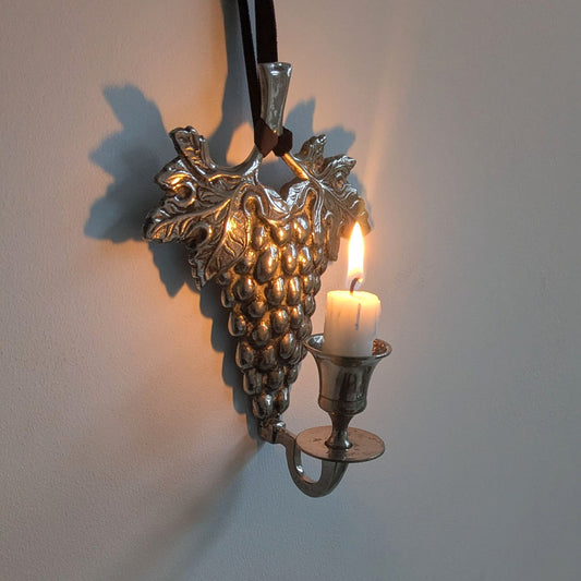 Grapes Candle Sconce Pair