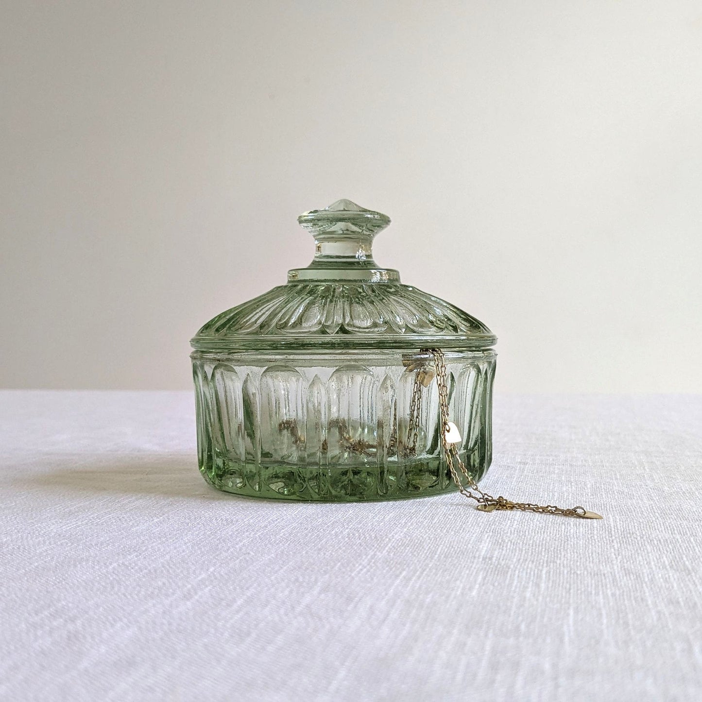 Green Deco Trinket Pot