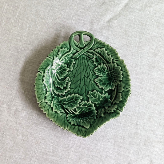 Majolica Leaf Plate