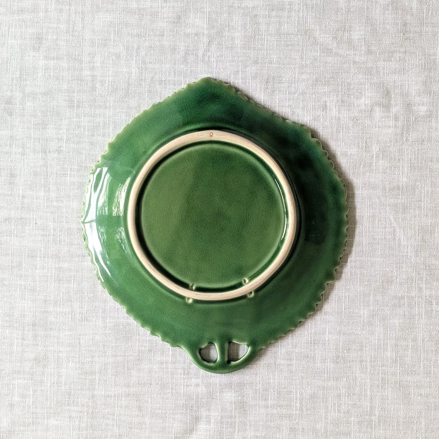 Majolica Leaf Plate
