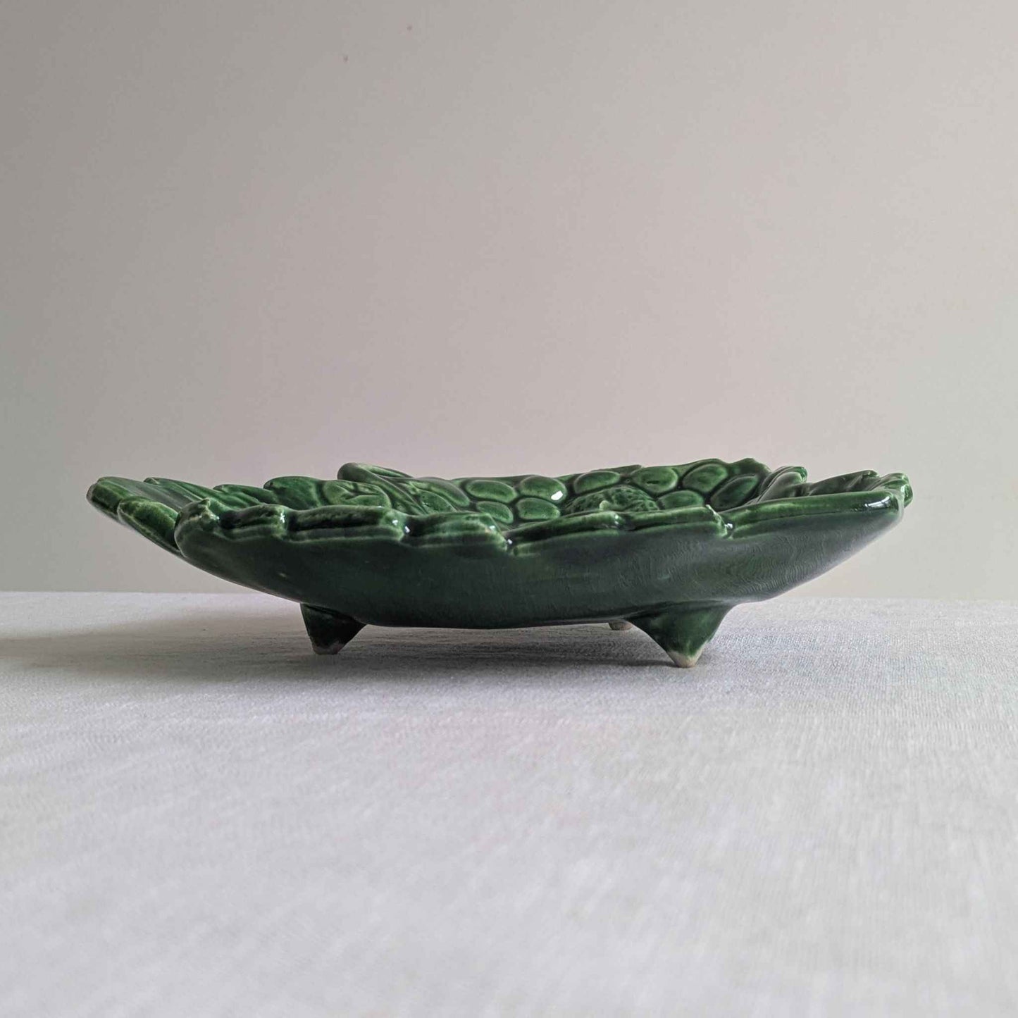 Majolica Footed Plate