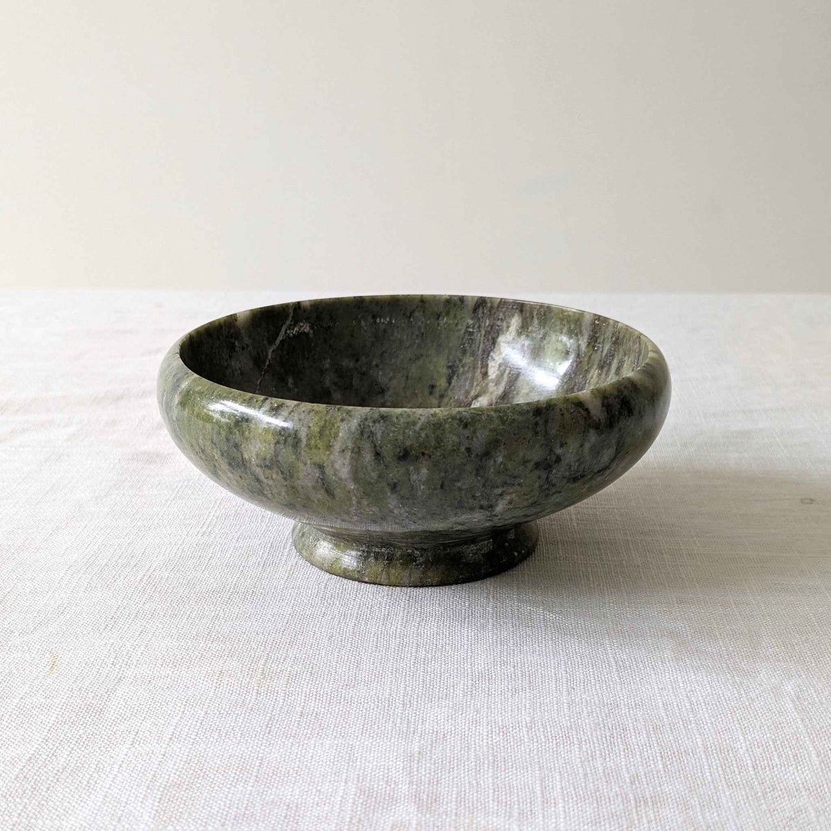 Antique Green Marble Dish