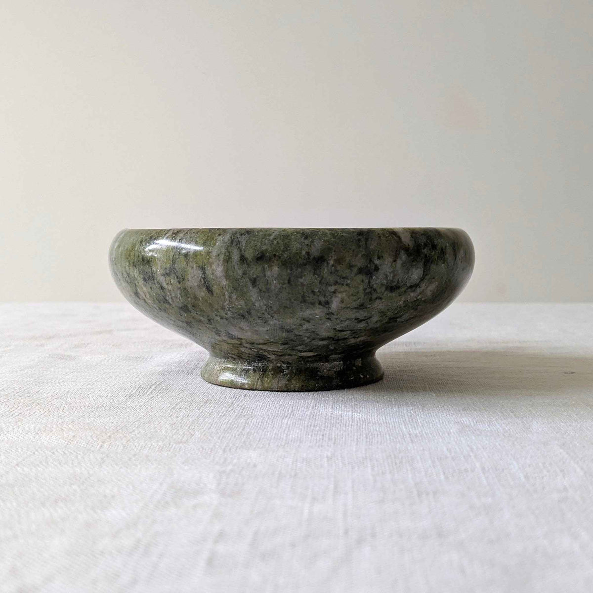 Antique Green Marble Dish