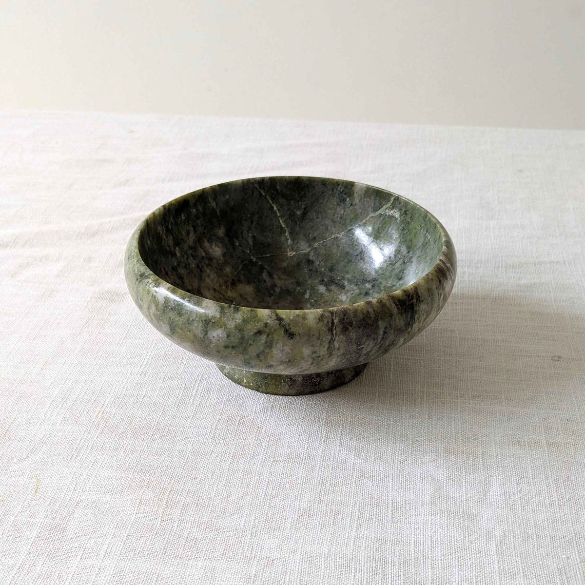 Antique Green Marble Dish