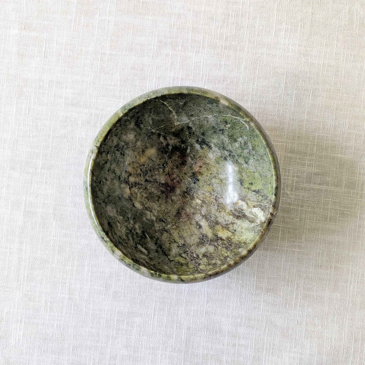 Antique Green Marble Dish