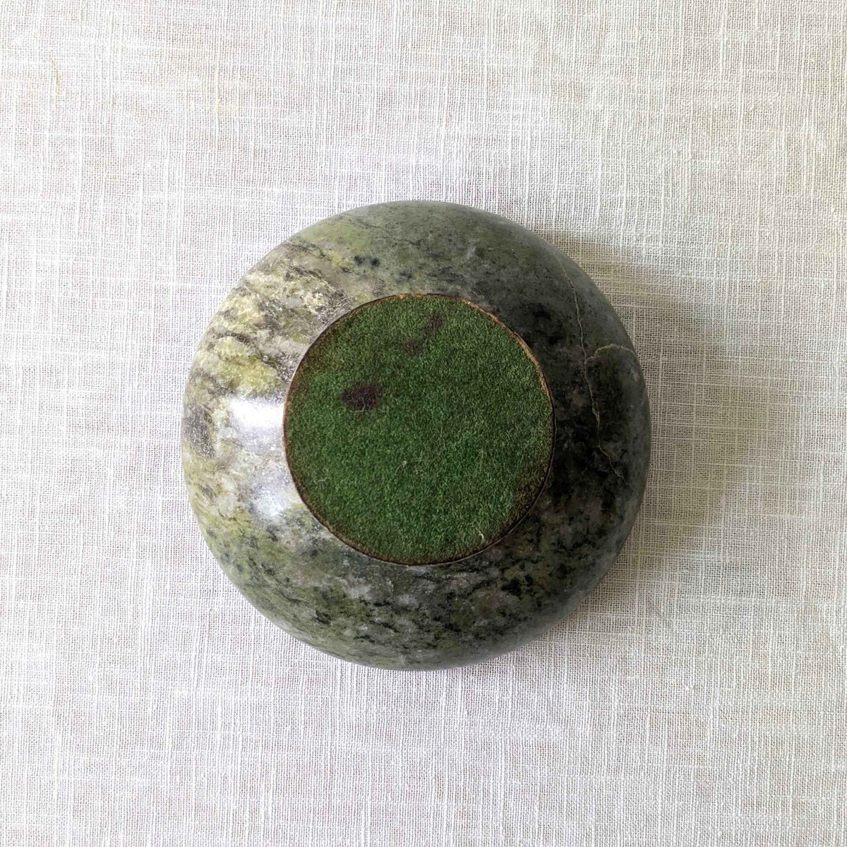 Antique Green Marble Dish