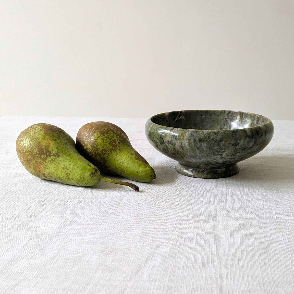 Antique Green Marble Dish