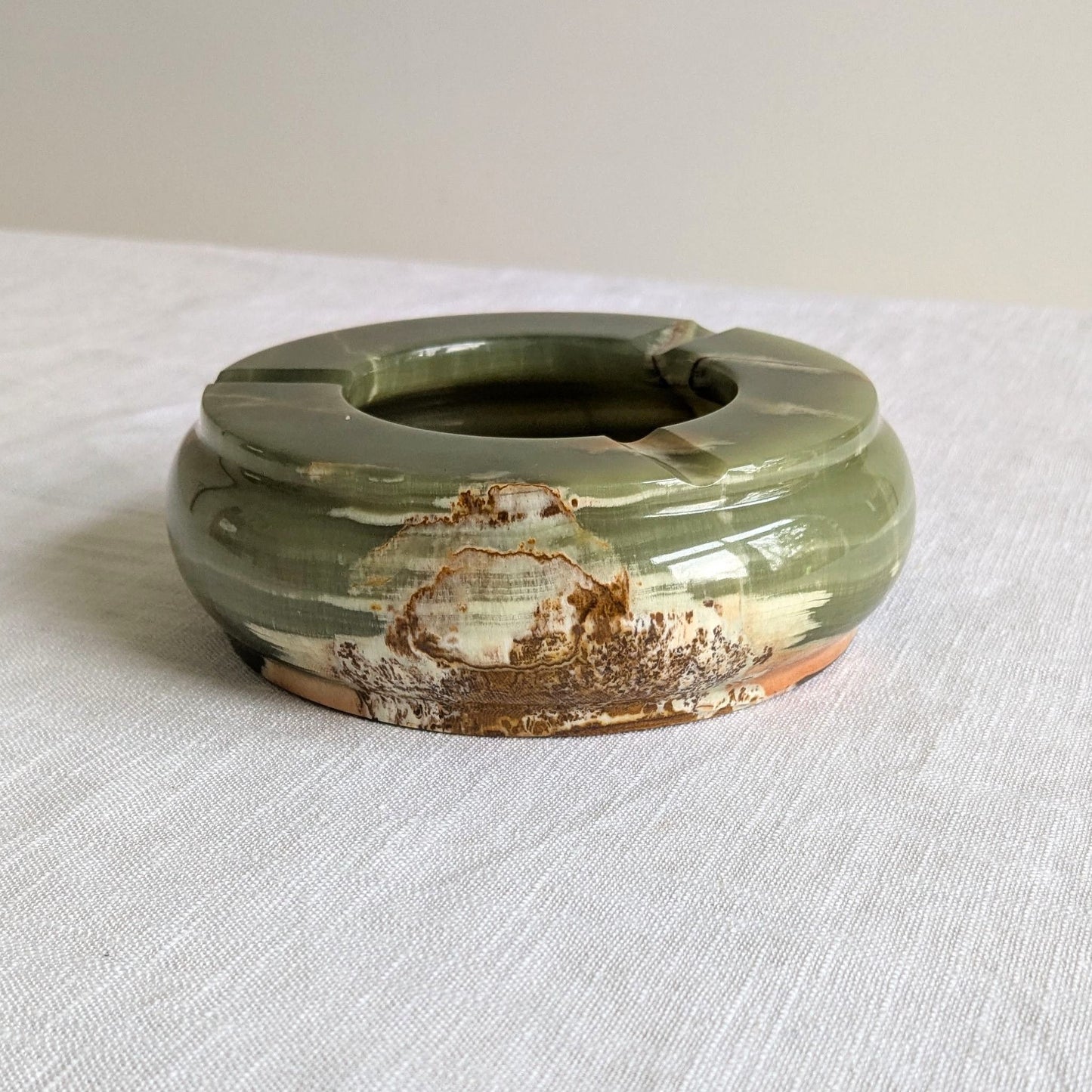 Mid Century Onyx Ashtray